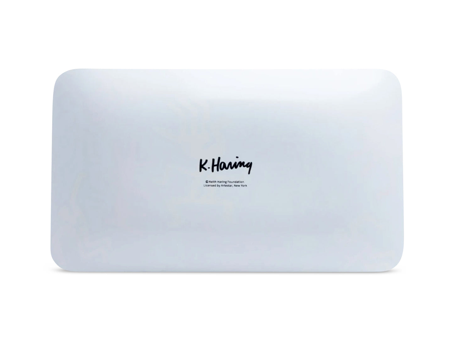 K. Haring Glass Tray - Blue