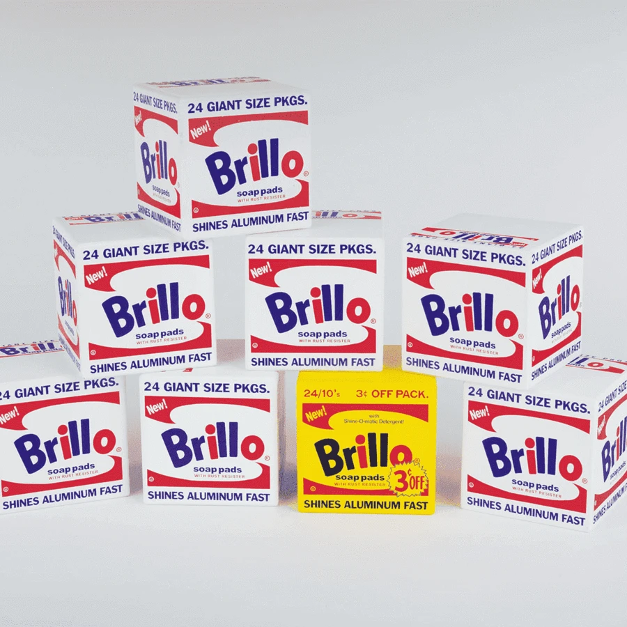 Andy Warhol Brillo Wooden Blocks