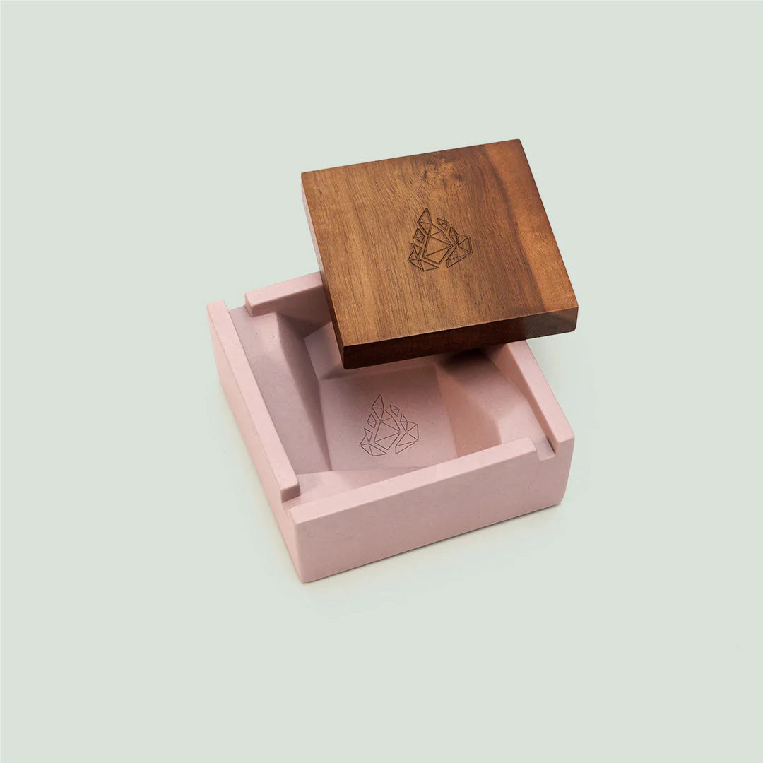 BRIQ Concrete Ashtray by BRNT : Berries & Cream Limited Edition