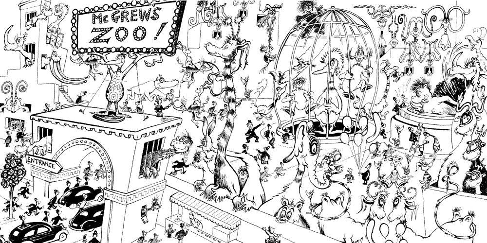 The Dr. Seuss Coloring Book