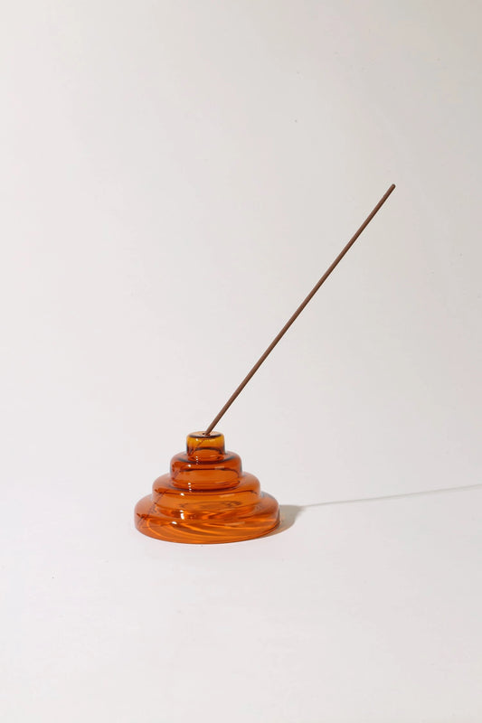 Glass Meso Incense Holder by Yield
