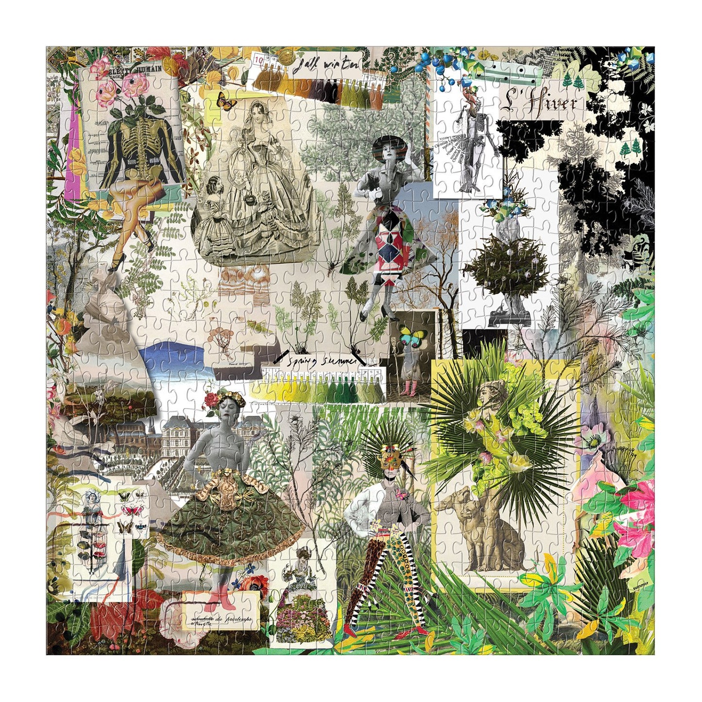Christian Lacroix Heritage Collection - "Fashion Season" A Double-Sided 500 Piece Jigsaw Puzzle
