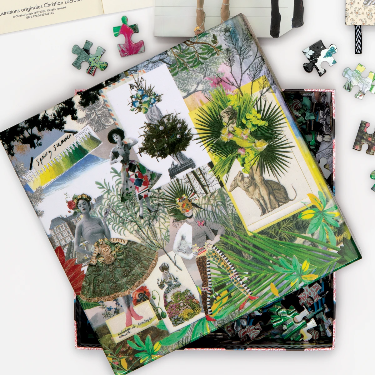 Christian Lacroix Heritage Collection - "Fashion Season" A Double-Sided 500 Piece Jigsaw Puzzle