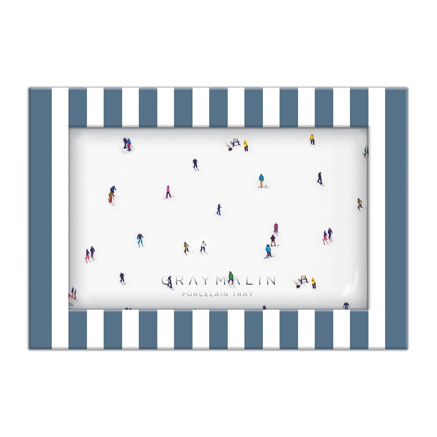 Gray Malin The Skiers Porcelain Tray